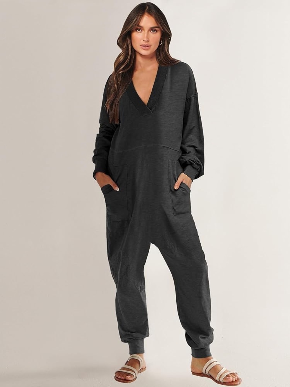 Free People Intimately Black Jumpsuit sz S